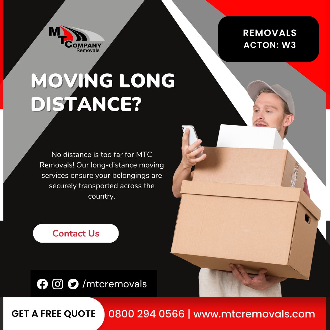 Removals Company in Acton W3 London